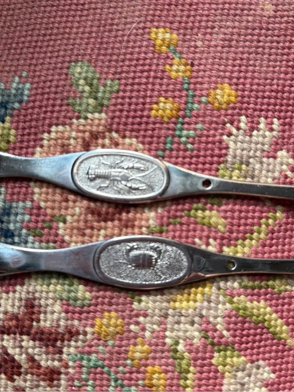 Vintage Silver Hair Sectioning and Styling Clips Set